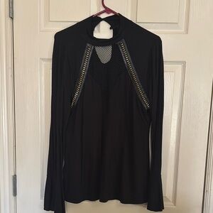 Chic Black Women's Top